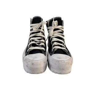 Converse Chuck Taylor All Star Lugged 2.0 High Top Black Sneakers Womens 10